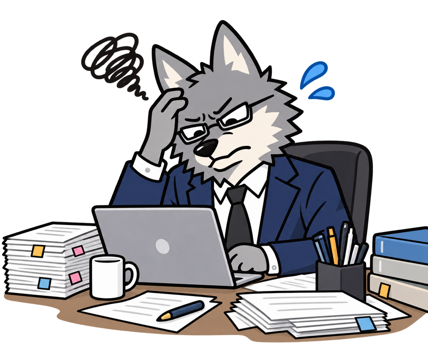 悩む社長